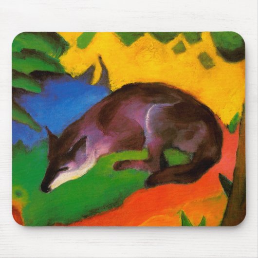 Blauer Fuchs von Franz Marc Mousepad (Vorne)