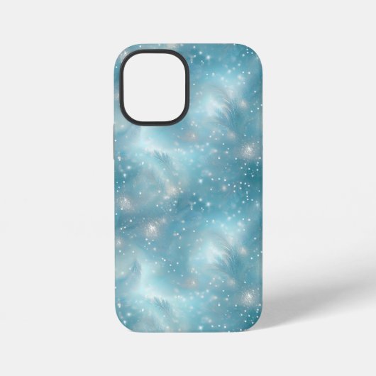 Blauer Funkelnd Entwurf iPhone Hülle (Rückseite)