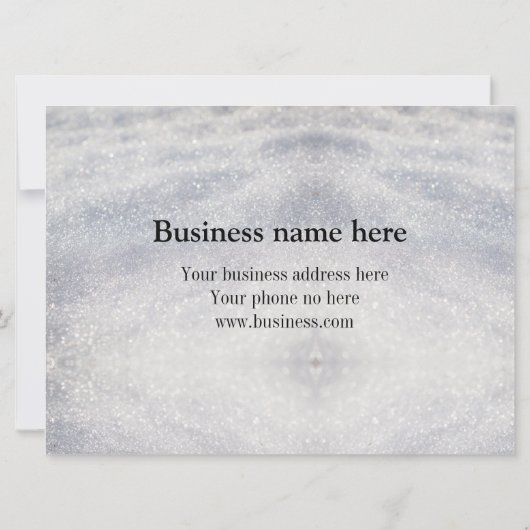 Blauer Funken Logo-Text-Name ein Geschenkgutschein (Rückseite)