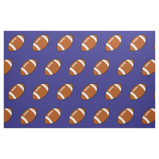 Blauer Fußball Stoff (Fat Quarter (45,7 x 55,9 cm))