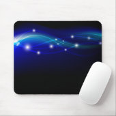Blauer futuristischer Mausunterlageplan Mousepad (Mit Mouse)