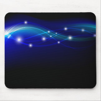 Blauer futuristischer Mausunterlageplan Mousepad