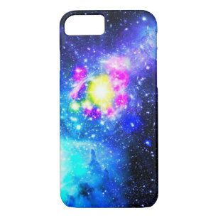 Blauer Galaxie-Nebelfleck iPhone Kasten iPhone 8/7 Hülle