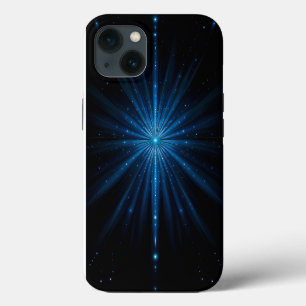 Blauer Galaxien-Kontinuum Kosmische Sternengeburt iPhone 13 Hülle
