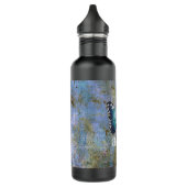 Blauer Galaxy Butterfly Personalisiert Edelstahlflasche (Links)