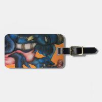 Blauer Ganesha Gepäckanhänger