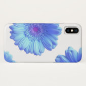 Blauer Gänseblümchen Case-Mate iPhone Hülle (Rückseite (Horizontal))