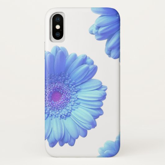 Blauer Gänseblümchen Case-Mate iPhone Hülle (Rückseite)