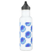 Blauer Gänseblümchen Edelstahlflasche (Rechts)