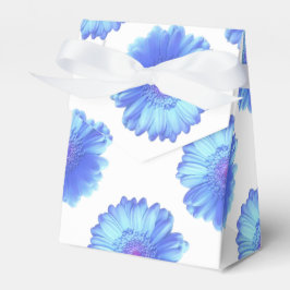 Blauer Gänseblümchen Geschenkschachtel