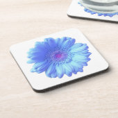Blauer Gänseblümchen Getränkeuntersetzer (Linke Seite)