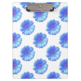 Blauer Gänseblümchen Klemmbrett