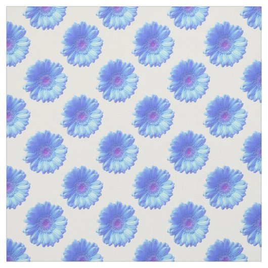 Blauer Gänseblümchen Stoff (Muster)