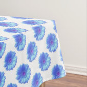 Blauer Gänseblümchen Tischdecke (Beispiel)
