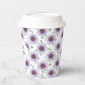 Blauer Garten Blau Geranium jeden Text einer Farbe Pappbecher (Links)