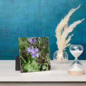 Blauer Garten Blume Fotoplatte (InSitu)