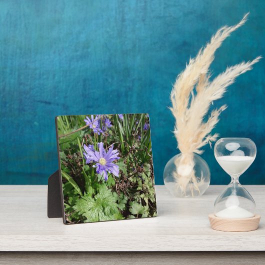 Blauer Garten Blume Fotoplatte (InSitu)