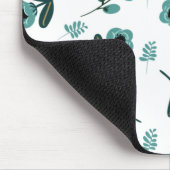 Blauer Garten Blumenstrauß Mousepad (Ecke)