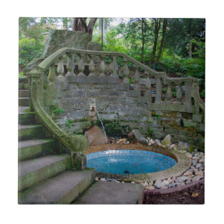 Blauer Garten Fliese