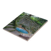 Blauer Garten Fliese (Seite)