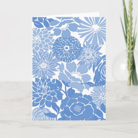 Blauer Garten Karte (Vorderseite)