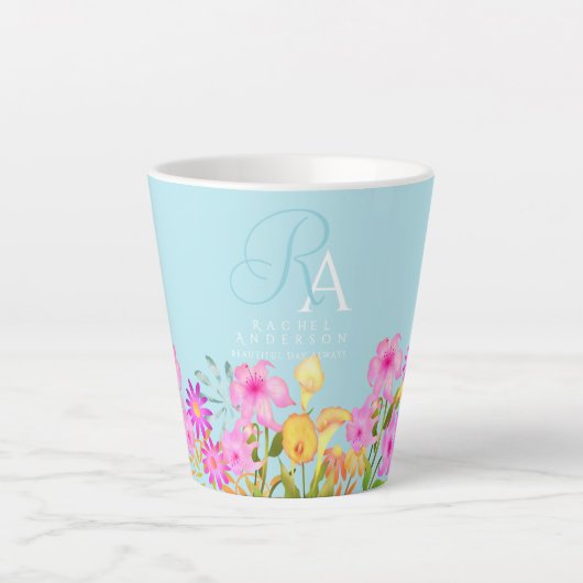 Blauer Garten Milchtasse (Vorderseite)