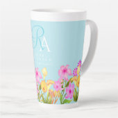 Blauer Garten Milchtasse (Rechte Ecke)