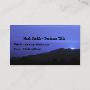 Blauer Gebirgsdünne Karte