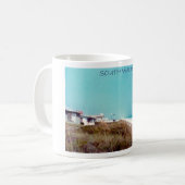 Blauer Gebirgsstrand Kaffeetasse (Vorderseite Links)