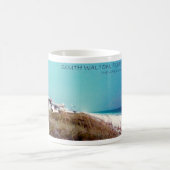 Blauer Gebirgsstrand Kaffeetasse (Mittel)