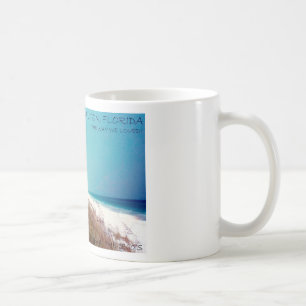 Blauer Gebirgsstrand Kaffeetasse
