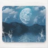 Blauer Gebirgszug Mousepad (Vorne)