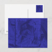 Blauer Gedanke I Postkarte (Vorne/Hinten)