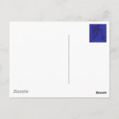 Blauer Gedanke I Postkarte (Rückseite)