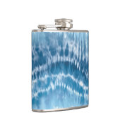 Blauer Gefärbte Krawatte Flachmann (Rechts)