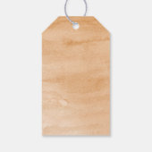 Blauer Geist Halloween-Leckerei Geschenkanhänger (Rückseite)