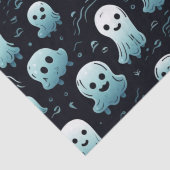 Blauer Geist Niedlich Modernes Adventure Black Hal Seidenpapier (Detail)