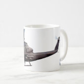 Blauer Geist-Waffen-Zug Kaffeetasse (VorderseiteRechts)