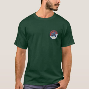 Blauer Geistflecken T-Shirt