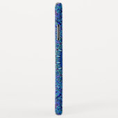 Blauer geistiger Blumen-GartenMandala Case-Mate iPhone Hülle (Hinten/Rechts)