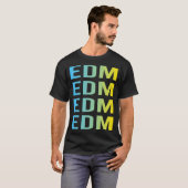 Blauer Gelber EDM T-Shirt (Vorne ganz)