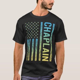 Blauer Gelber Kaplan T-Shirt