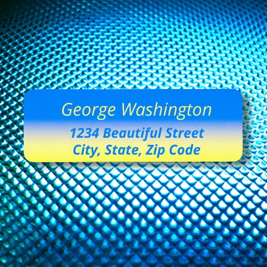 Blauer gelber strahlender Frieden Kein Krieg Ukrai