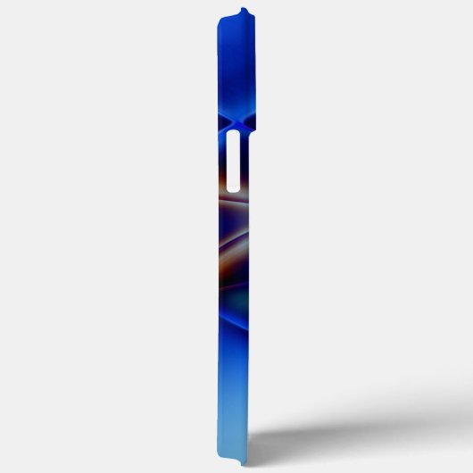 Blauer, gelber und schneckenförmiger Lauf Case-Mate iPhone Hülle (Rückseite / Rechts)