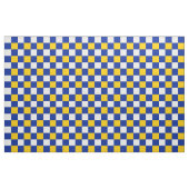 Blauer, gelber und weißer Schachbrettmuster Stoff (Yard (91,4 cm))