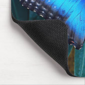 Blauer Gemeiner Morpho Schmetterling Mousepad (Ecke)