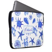 Blauer gemischter Maschendraht-kundenspezifischer  Laptopschutzhülle (Vorne Rechts)