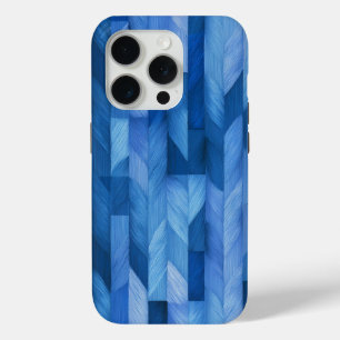 Blauer geometrischer Handyhülle – Modernes abstrak Case-Mate iPhone Hülle