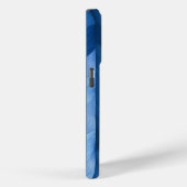 Blauer geometrischer Handyhülle – Modernes abstrak Case-Mate iPhone Hülle (Rückseite / Rechts)