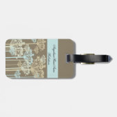 Blauer Gepäckanhänger (Rückseite horizontal)